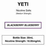 Yeti - Nic Salt 30ml - 18.95mg Nicotine (35mg Nicotine Salt) - Image 16