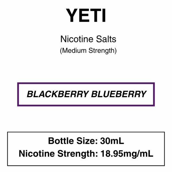 Yeti - Nic Salt 30ml - 18.95mg Nicotine (35mg Nicotine Salt) - Image 16