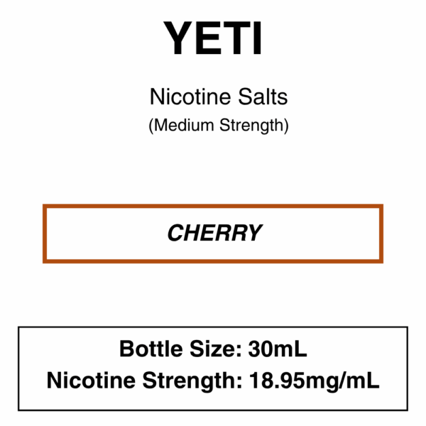 Yeti - Nic Salt 30ml - 18.95mg Nicotine (35mg Nicotine Salt) - Image 15