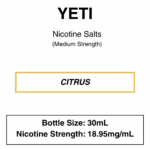 Yeti - Nic Salt 30ml - 18.95mg Nicotine (35mg Nicotine Salt) - Image 13