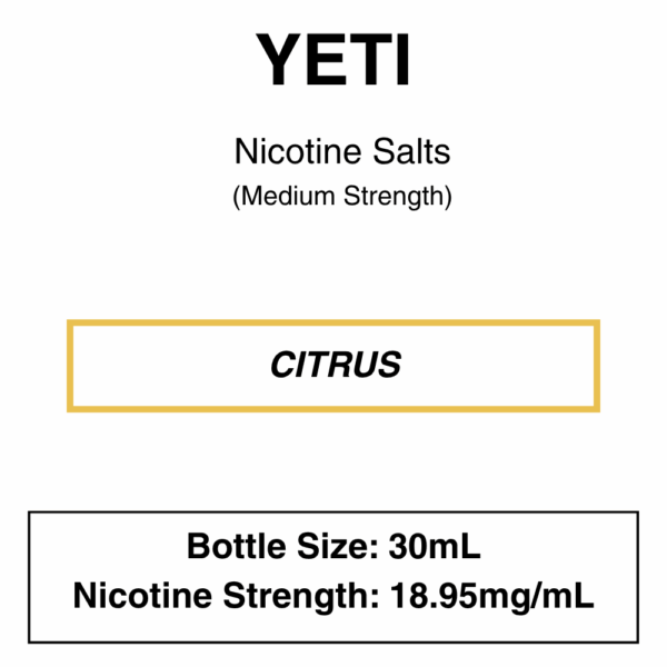 Yeti - Nic Salt 30ml - 18.95mg Nicotine (35mg Nicotine Salt) - Image 13