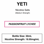 Yeti - Nic Salt 30ml - 18.95mg Nicotine (35mg Nicotine Salt) - Image 10
