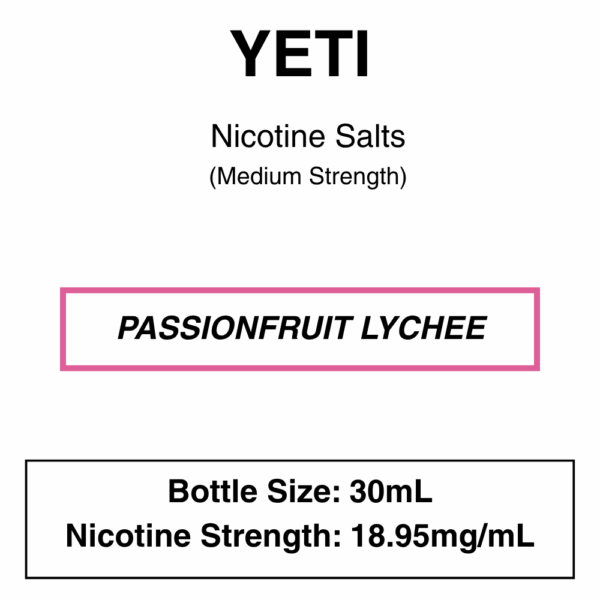 Yeti - Nic Salt 30ml - 18.95mg Nicotine (35mg Nicotine Salt) - Image 10