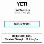Yeti - Nic Salt 30ml - 18.95mg Nicotine (35mg Nicotine Salt) - Image 7