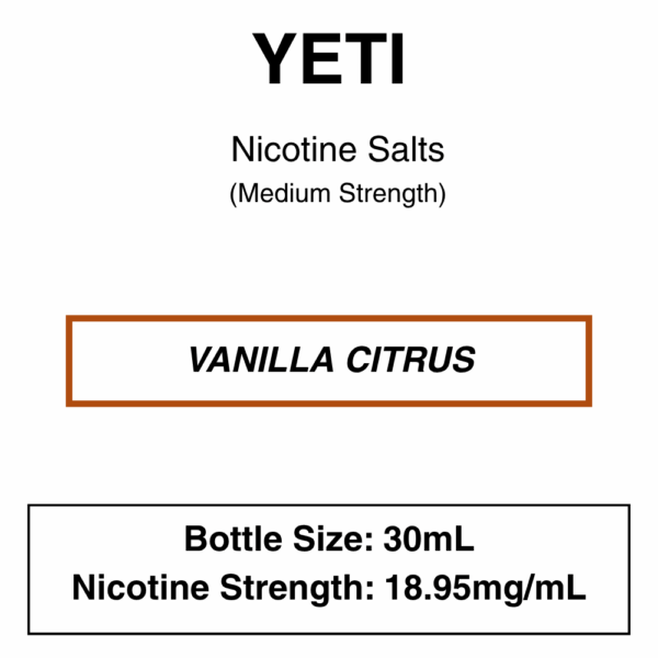 Yeti - Nic Salt 30ml - 18.95mg Nicotine (35mg Nicotine Salt) - Image 4