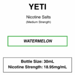 Yeti - Nic Salt 30ml - 18.95mg Nicotine (35mg Nicotine Salt) - Image 3