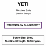 Yeti - Nic Salt 30ml - 18.95mg Nicotine (35mg Nicotine Salt) - Image 5