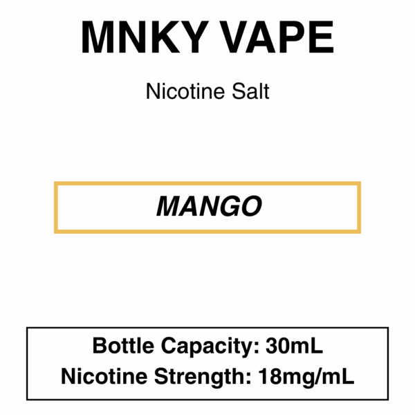 MNKY Vape- Nic Salt- 30ml - Image 4