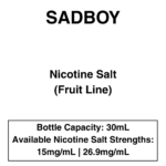 Sadboy Fruit Line - Nic Salt E-liquid 30ml