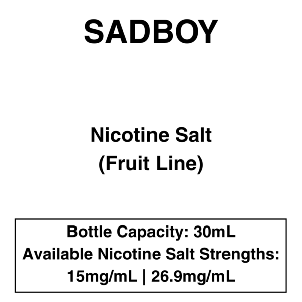 Sadboy Fruit Line - Nic Salt E-liquid 30ml - Image 1