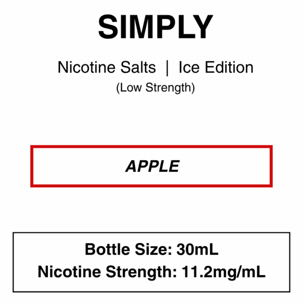 Simply Iced Salts- Nic Salts- 30ml - Image 16