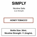 Simply Tobacco Salts- Nic Salts- 30ml - Image 15