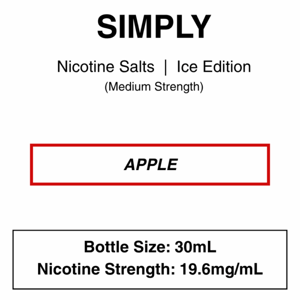 Simply Iced Salts- Nic Salts- 30ml - Image 9