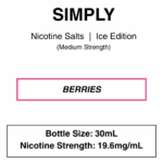 Simply Iced Salts- Nic Salts- 30ml - Image 12