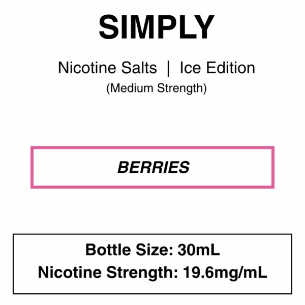 Simply Iced Salts- Nic Salts- 30ml - Image 12