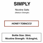 Simply Tobacco Salts- Nic Salts- 30ml - Image 11