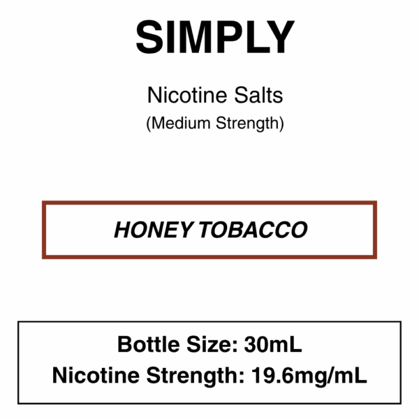 Simply Tobacco Salts- Nic Salts- 30ml - Image 11