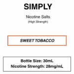Simply Tobacco Salts- Nic Salts- 30ml - Image 5