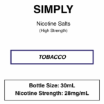 Simply Tobacco Salts- Nic Salts- 30ml - Image 6