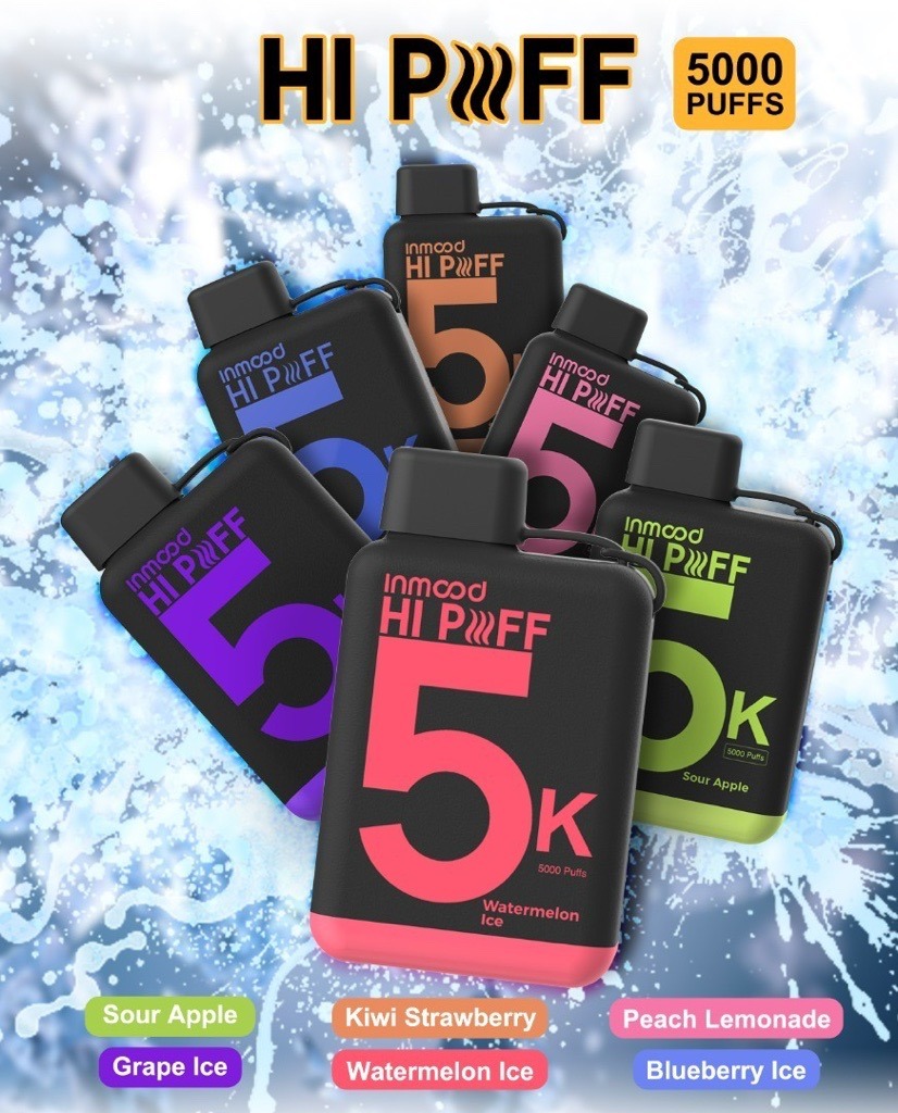 Hi Puff 5000 Puffs Disposable vape Vapeys NZ Fast Shipping