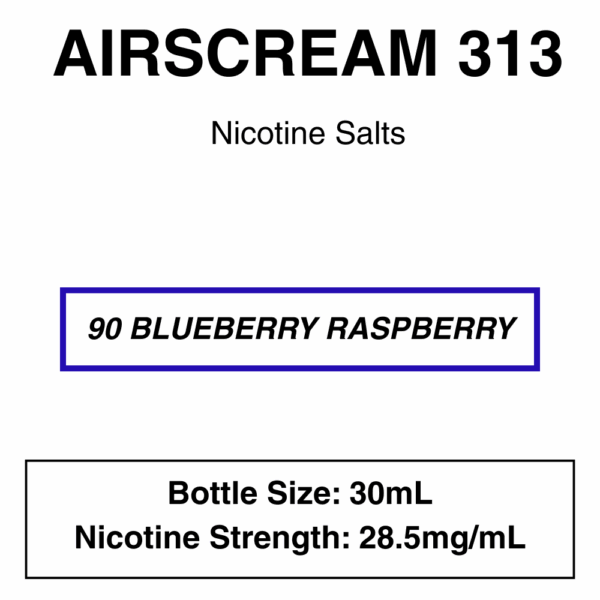 Airscream 313 E-Liquid 30ml - 28.5mg Nicotine - Image 9