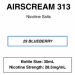 Airscream 313 E-Liquid 30ml - 28.5mg Nicotine - Image 8