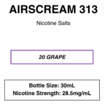 Airscream 313 E-Liquid 30ml - 28.5mg Nicotine - Image 11