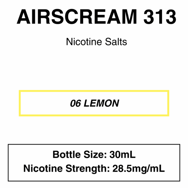 Airscream 313 E-Liquid 30ml - 28.5mg Nicotine - Image 16