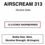 Airscream 313 E-Liquid 30ml - 28.5mg Nicotine - Image 17
