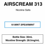 Airscream 313 E-Liquid 30ml - 28.5mg Nicotine - Image 21