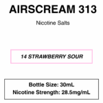 Airscream 313 E-Liquid 30ml - 28.5mg Nicotine - Image 29