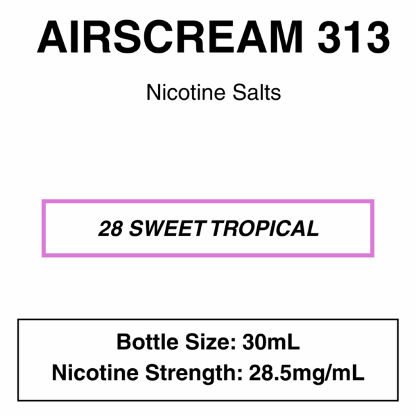 Airscream 313 E-Liquid 30ml - 28.5mg Nicotine - Image 33