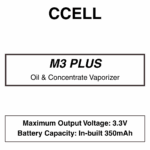 CCELL - M3 Plus Concentrate Vaporiser - Battery Only
