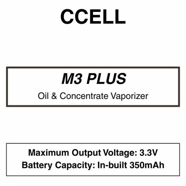 CCELL - M3 Plus Concentrate Vaporiser - Battery Only - Image 1