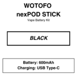 Wotofo-nexPOD Stick-Disposable Vape (Battery Only) - Image 3
