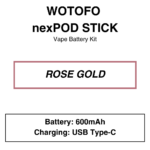 Wotofo-nexPOD Stick-Disposable Vape (Battery Only) - Image 2