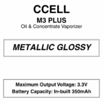 CCELL - M3 Plus Concentrate Vaporiser - Battery Only - Image 3