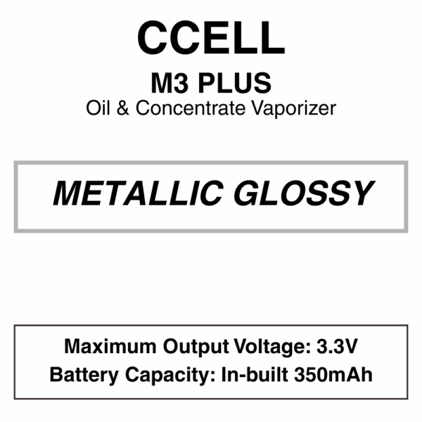 CCELL - M3 Plus Concentrate Vaporiser - Battery Only - Image 3