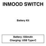 Inmood-Switch-Reusable Battery Kit with Child Lock and Removable Battery