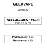 Geekvape - Q Replacement Pod (3 Pack) - Image 2