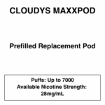 Cloudys Maxxpod - Disposable Replacement Pod - 28mg/ml Nicotine