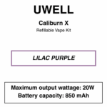 Uwell - Caliburn X - Refillable Vape Kit - Image 3