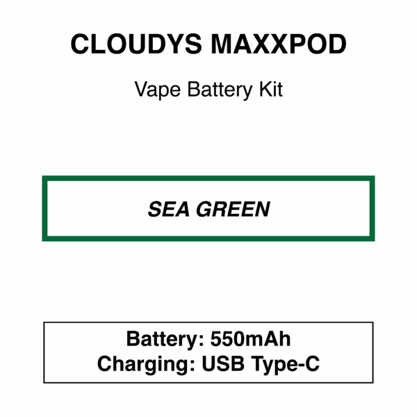 Cloudys - Maxxpod Disposable Vape Battery Only - 7000 Puffs - Image 4