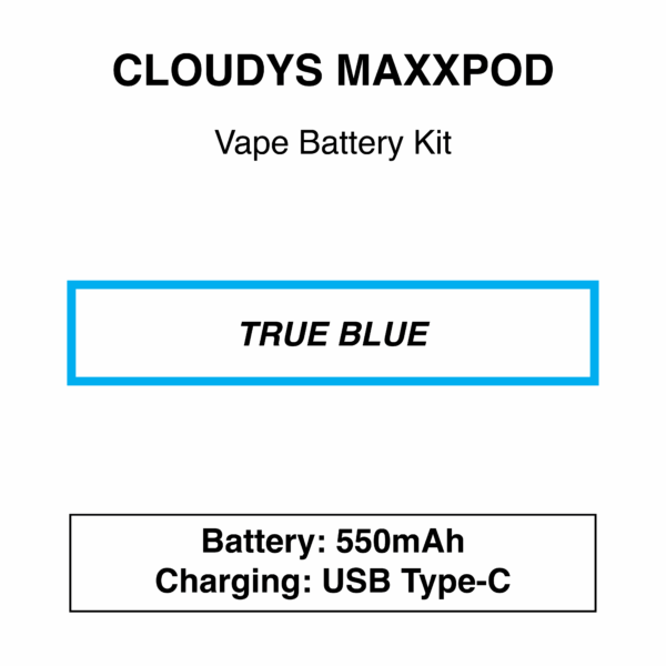 Cloudys - Maxxpod Disposable Vape Battery Only - 7000 Puffs - Image 3