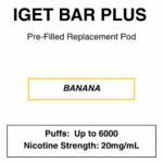 IGET - Bar Plus 2.0 Disposable Vape Replacement Pod - 6000 Puffs - 2% (20mg Nicotine) - Image 22