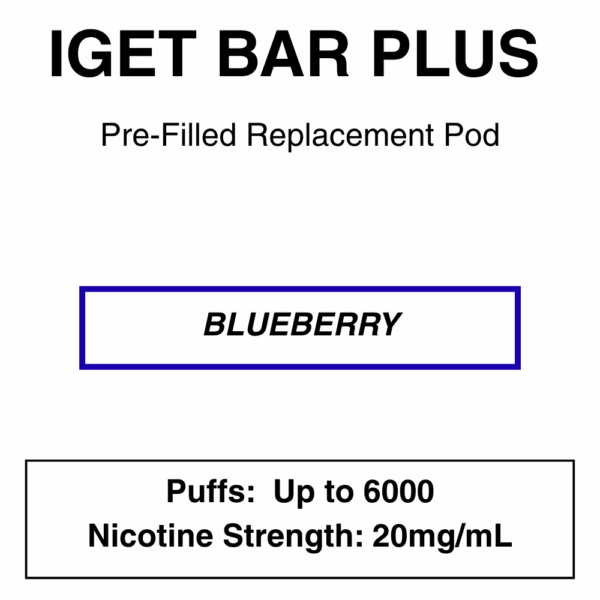 IGET - Bar Plus 2.0 Disposable Vape Replacement Pod - 6000 Puffs - 2% (20mg Nicotine) - Image 20
