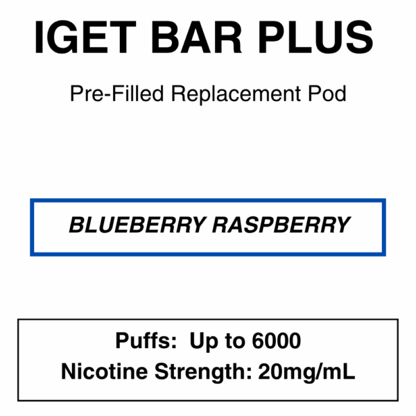 IGET - Bar Plus 2.0 Disposable Vape Replacement Pod - 6000 Puffs - 2% (20mg Nicotine) - Image 19