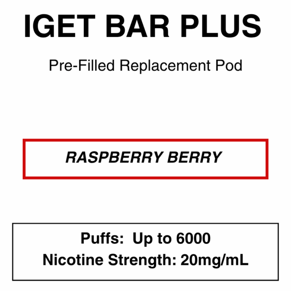 IGET - Bar Plus 2.0 Disposable Vape Replacement Pod - 6000 Puffs - 2% (20mg Nicotine) - Image 9