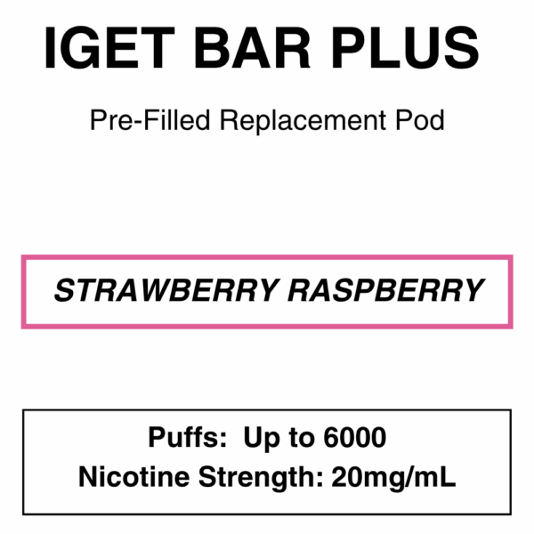 IGET - Bar Plus 2.0 Disposable Vape Replacement Pod - 6000 Puffs - 2% (20mg Nicotine) - Image 7