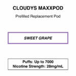 Cloudys Maxxpod - Disposable Replacement Pod - 28mg/ml Nicotine - Image 12